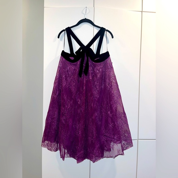 NWT philosophy di Lorenzo Serafini lace glitter overlay mini dress